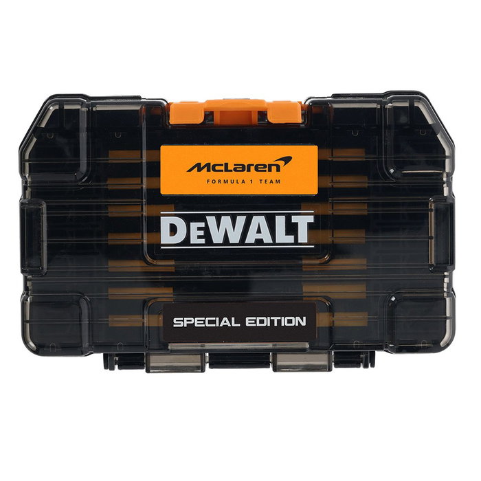 Dewalt Puntas edición McLaren juego 28 piezas con portapuntas magnético ¼ pulg