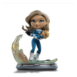 Fantastic Four Minifigura Mini Co. PVC Invisible Woman and Franklin 15 cm