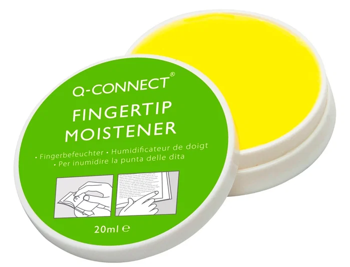 Q-connect Humedecedor de Dedos para Pasar Páginas y Contar Billetes 20 ml
