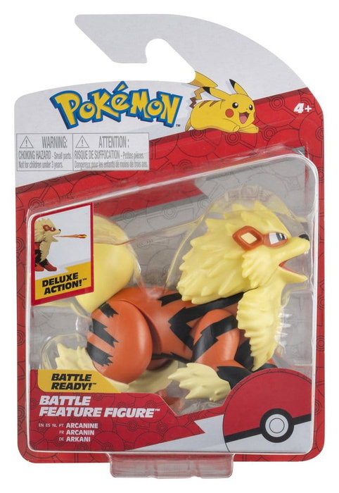 Jazwares Pokémon Battle Feature Figure Surtido de 4 Figuras