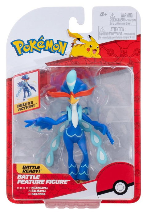 Jazwares Pokémon Battle Feature Figure Surtido de 4 Figuras