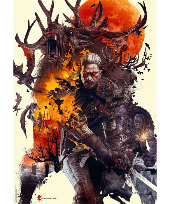 The Witcher Puzzle Monsters (1000 piezas) The Witcher Puzzle Monsters (1000 piezas)