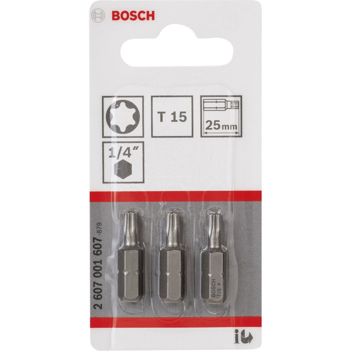 Bosch Juego de puntas de destornillador T15 XH 25 mm Bosch Juego de puntas de destornillador T15 XH 25 mm