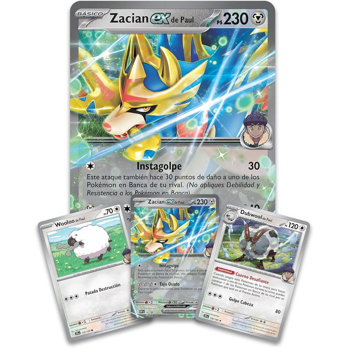 POKEMON JUEGO DE CARTAS Blister Zacian Ex Cartas Pokemon Español