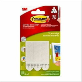 3M Command Tiras para Colgar Cuadros Blancas Medianas