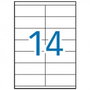 Multi-3 Etiquetas Adhesivas 105x40mm Blanco para Inkjet/Láser
