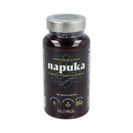 PALEOBULL Napuka 30 Cap. Suplemento Adaptógeno con Ashwagandha, Rhodiola, Ginseng y Reishi para Vitalidad y Bienestar