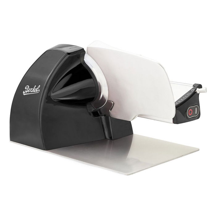 Berkel Homeline HL PLUS 200 Máquina Eléctrica para Cortar Fiambre, Rebanada 1.8 cm, Color Negro, Aluminio, 190 W