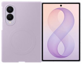 Samsung Silicone Magnet Case para Galaxy Z Fold8, Violeta