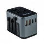 Verbatim UTA-03 Adaptador de Viaje Universal con 3 USB-C y 2 USB-A (30W PD)
