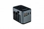 Verbatim UTA-03 Adaptador de Viaje Universal con 3 USB-C y 2 USB-A (30W PD)