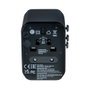 Verbatim UTA-03 Adaptador de Viaje Universal con 3 USB-C y 2 USB-A (30W PD)