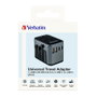 Verbatim UTA-03 Adaptador de Viaje Universal con 3 USB-C y 2 USB-A (30W PD)