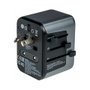 Verbatim UTA-03 Adaptador de Viaje Universal con 3 USB-C y 2 USB-A (30W PD)