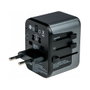 Verbatim UTA-03 Adaptador de Viaje Universal con 3 USB-C y 2 USB-A (30W PD)
