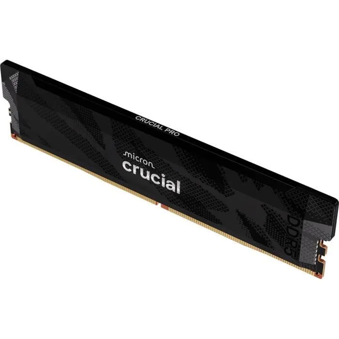 Crucial Pro OC 16 GB DDR5-6400 CL32 CP16G64C32U5B Matte Stealth Black Crucial Pro OC 16 GB DDR5-6400 CL32 CP16G64C32U5B Matte Stealth Black