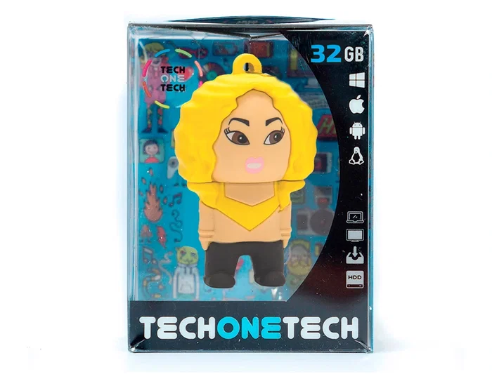Tech on tech Shasha Kira Memoria USB 32 GB Tech on tech Shasha Kira Memoria USB 32 GB