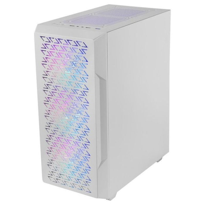 Mars gaming Caja Ordenador MC-GEO ATX Semitorre con Ventana de Cristal Templado e Iluminación RGB