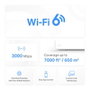 Mercusys Halo H80X (3-pack) Wi-Fi 6 AX3000 Blanco