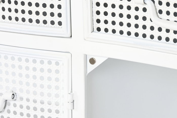 DKD Home Decor Buffet Metal Blanco