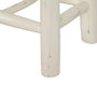 Ixia Banqueta Blanco Rozado Madera de Teca 120 x 30 x 45 cm