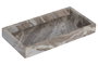 DKD Home Decor Bandeja de Mármol Travertino Marrón 30,5x15,5x3,8 cm