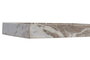 DKD Home Decor Bandeja de Mármol Travertino Marrón 30,5x15,5x3,8 cm