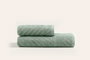 Mijölnir 1026A-071-1 Juego de Toallas de Baño 100% Algodón 350 gr/m² Toalla Mano 50x90 cm Toalla Baño 70x140 cm Verde