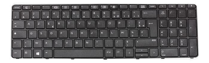 HP Teclado para portátil (Francés), Negro HP Teclado para portátil (Francés), Negro