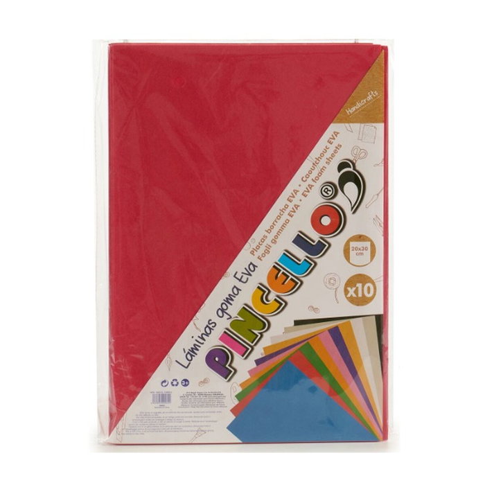 Goma Eva Pincello Rojo 30 x 2 x 20 cm (24 Unidades)