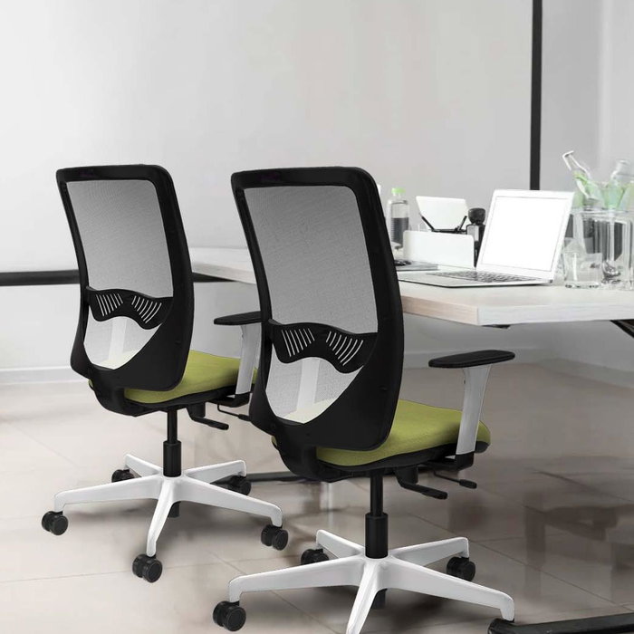 PIQUERAS Y CRESPO Silla de oficina Zulema Gris claro
