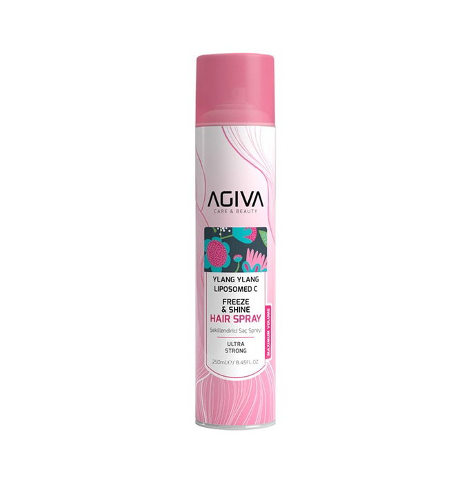 Agiva Hair Spray Freeze & Shine Ylang Ylang 250ml Agiva Hair Spray Freeze & Shine Ylang Ylang 250ml