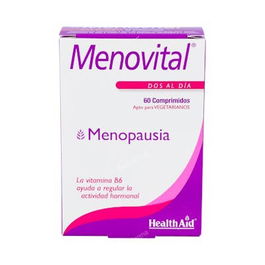 Health Aid Menovital 60 Cap. Suplemento para la Menopausia con Vitaminas y Minerales