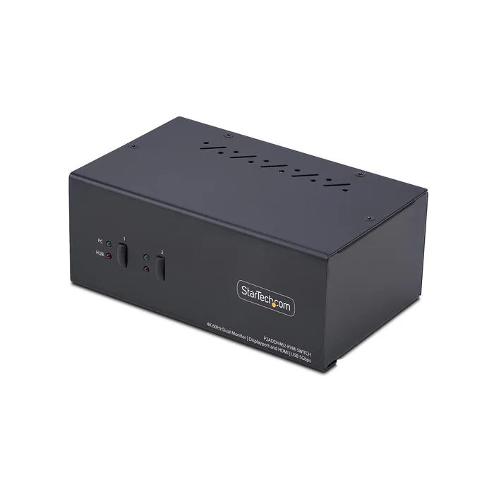 StarTech.com Switch KVM de 2 Puertos DisplayPort y HDMI 4K 60Hz StarTech.com Switch KVM de 2 Puertos DisplayPort y HDMI 4K 60Hz