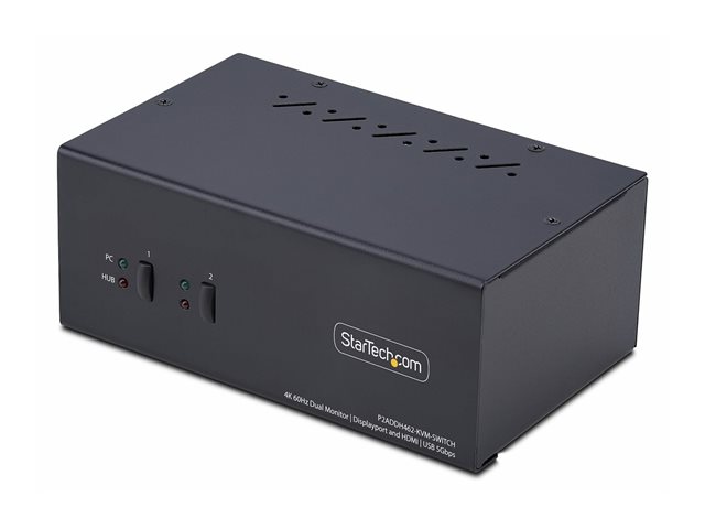 StarTech.com Switch KVM de 2 Puertos DisplayPort y HDMI 4K 60Hz StarTech.com Switch KVM de 2 Puertos DisplayPort y HDMI 4K 60Hz