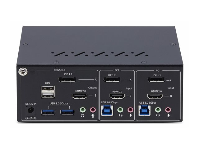StarTech.com Switch KVM de 2 Puertos DisplayPort y HDMI 4K 60Hz StarTech.com Switch KVM de 2 Puertos DisplayPort y HDMI 4K 60Hz