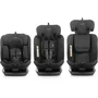 Babyauto BAB8435593704202 Silla de Coche Grupo 0/1/2/3 Giratoria 360° Reclinable con Reductor - Negra