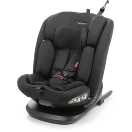 Babyauto BAB8435593704202 Silla de Coche Grupo 0/1/2/3 Giratoria 360° Reclinable con Reductor - Negra
