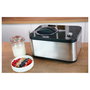 Unold 48826 Eismaschine EVA Compresor de Helados 1,5 L Negro Acero Inoxidable LED