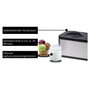 Unold 48826 Eismaschine EVA Compresor de Helados 1,5 L Negro Acero Inoxidable LED