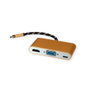 ROLINE 12.03.3155 Dock de portátil con USB 3.2 Gen 1 Type-B, HDMI, VGA y USB Type-C (PD)