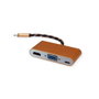 ROLINE 12.03.3155 Dock de portátil con USB 3.2 Gen 1 Type-B, HDMI, VGA y USB Type-C (PD)