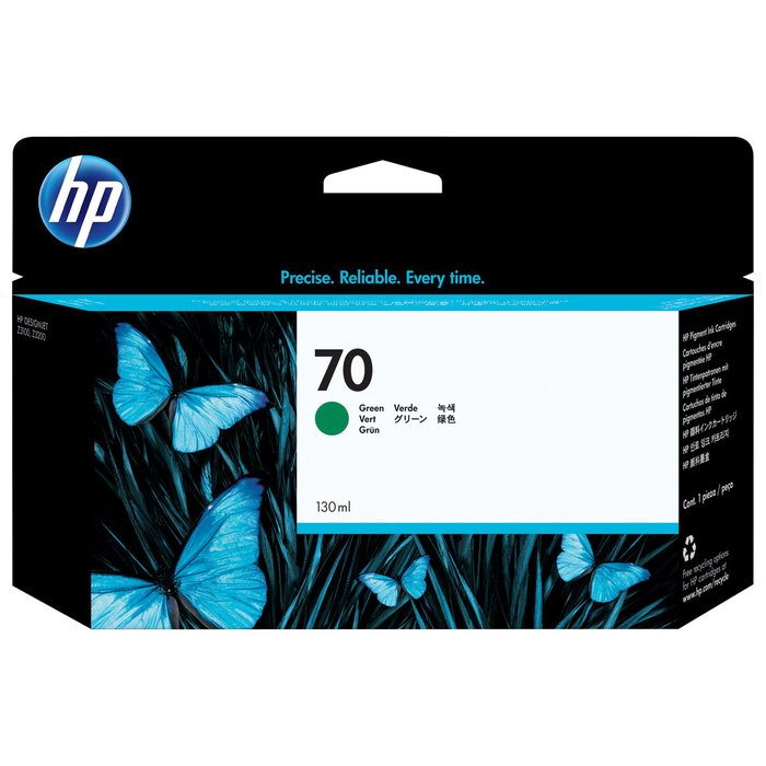 HP Cartucho de tinta No. 70 verde de 130 ml