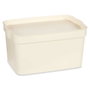 Caja de Almacenaje con Tapa Kipit Crema Plástico 2,3 L (24 Unidades)