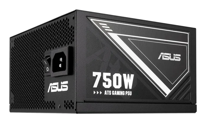 ASUS ATS-750G - Fuente de Alimentación 750W 80 Plus Gold ATX - Totalmente Modular - Ventilador - Negro