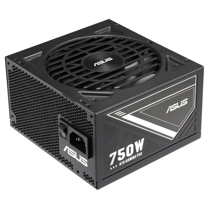 ASUS ATS-750G Fuente de Alimentación 750W ATX Totalmente Modular 80 PLUS Gold Certificada, Negro, Bulk ASUS ATS-750G Fuente de Alimentación 750W ATX Totalmente Modular 80 PLUS Gold Certificada, Negro, Bulk