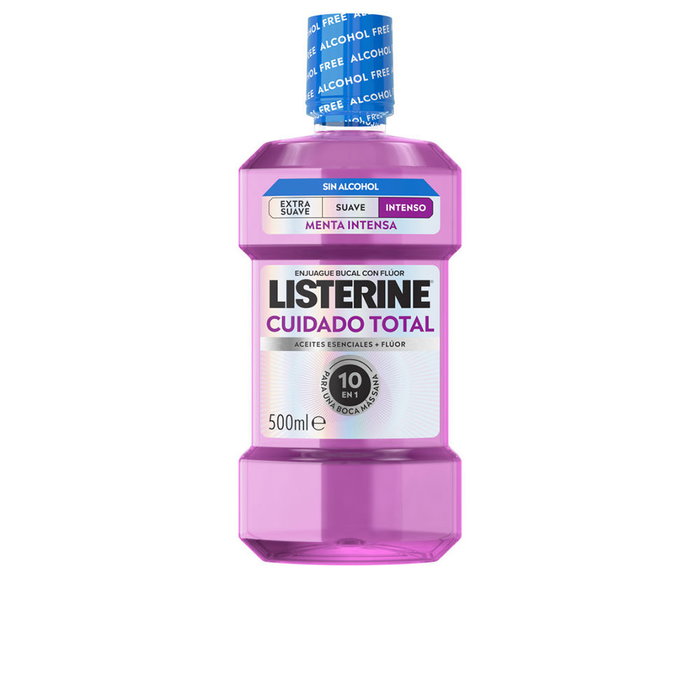 Listerine Total Care Enjuague Bucal con Flúor 500 ml Sin Alcohol Listerine Total Care Enjuague Bucal con Flúor 500 ml Sin Alcohol