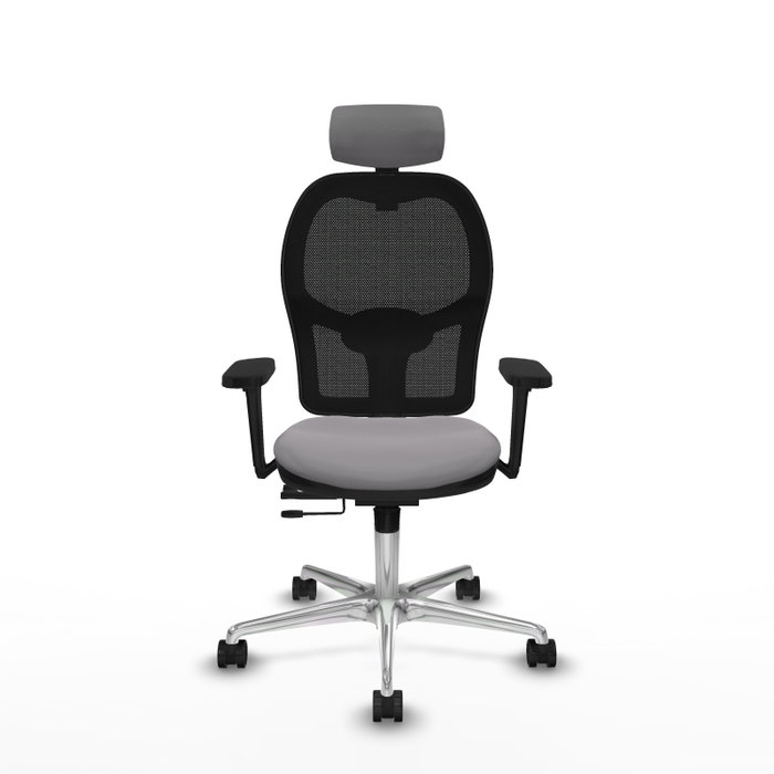 PIQUERAS Y CRESPO Silla de oficina Jorquera Gris con mecanismo Sincro/Traslack PIQUERAS Y CRESPO Silla de oficina Jorquera Gris con mecanismo Sincro/Traslack