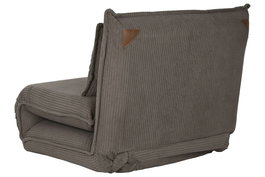 DKD Home Decor Sofá Cama Scandi 85 x 70 x 83 cm, Cama 83x195 cm Metal Poliéster