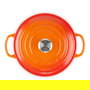 Le Creuset Bräter 22 cm, Vulkanfarben, hierro fundido esmaltado, 3.3 L, apto para inducción, apto para lavavajillas, tapa incluida